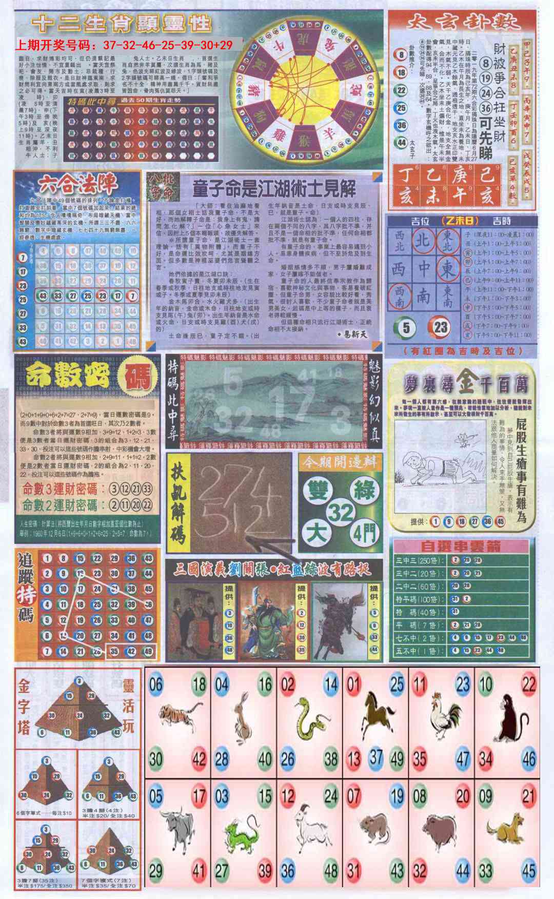078期新报跑狗-2(背面)[图]