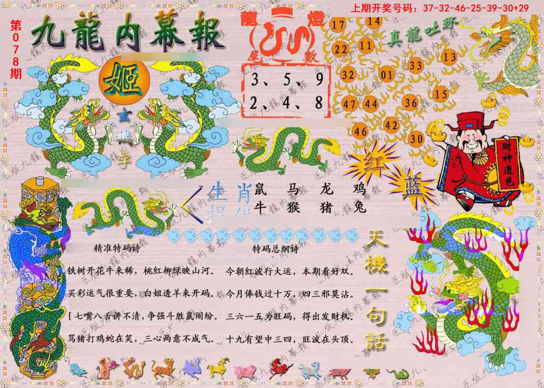 078期正版九龙内幕报[图]